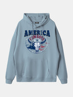 America Cowboys Skull Graphic Hoodie Eleven Oasis
