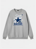 Dallas Texas Football Star Graphic Sweatshirt Eleven Oasis