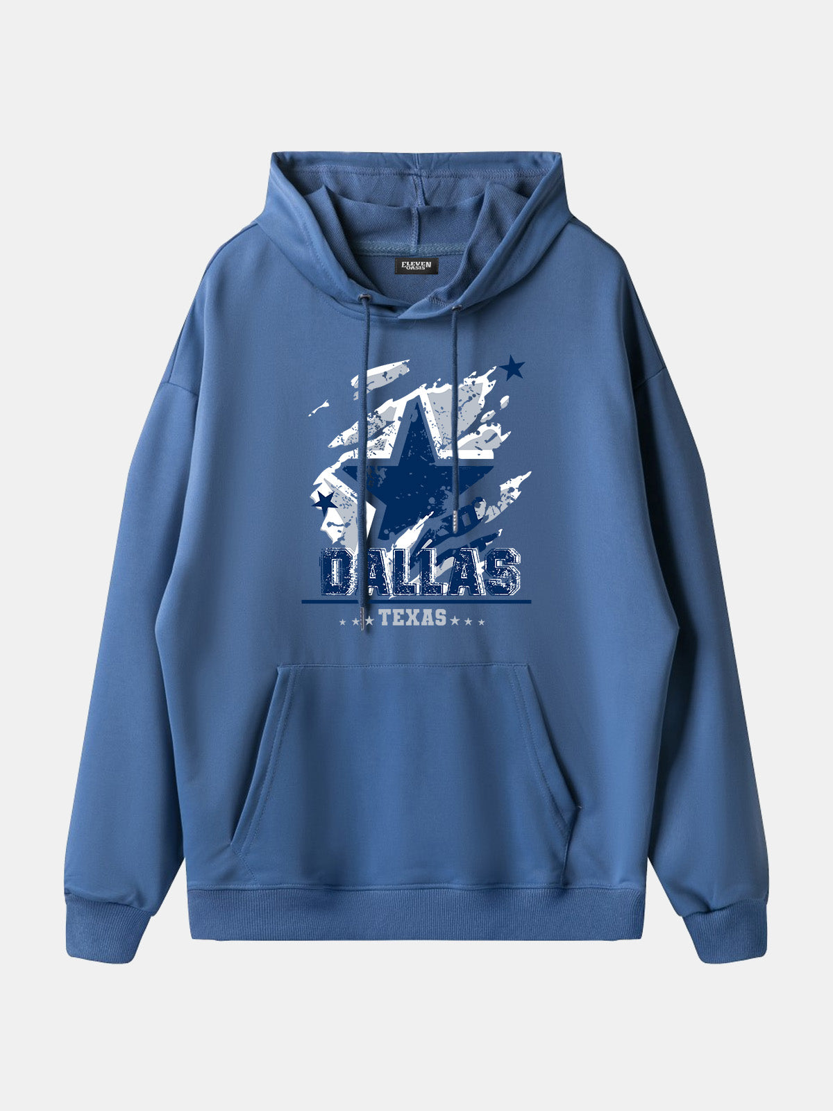 Dallas Texas Football Star Graphic Hoodie Eleven Oasis