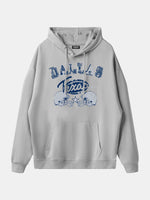 Dallas Texas Football Helmets Graphic Hoodie Eleven Oasis