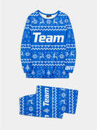 Custom American Football Team Pajama Set - Honolulu Blue Eleven Oasis