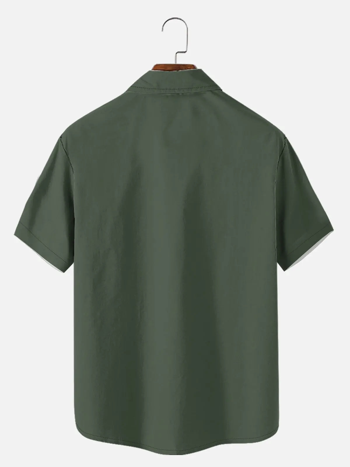 Men's Hawaiian Coconut Tree Oasis Short Sleeve Shirt ElevenOasis
