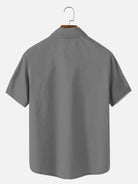 Men's Hawaiian Coconut Tree Oasis Short Sleeve Shirt ElevenOasis