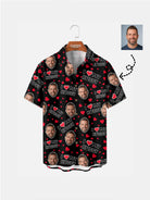 Custom Face Love Short Sleeve Shirt - I Heart My Wife / I Heart My Hubby (Sold individually) Eleven Oasis