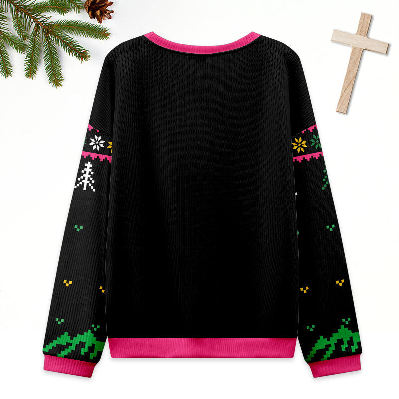 Jesus Heals Broken Hearts Ugly Christmas Sweater Eleven Oasis