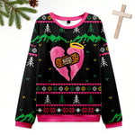 Jesus Heals Broken Hearts Ugly Christmas Sweater Eleven Oasis
