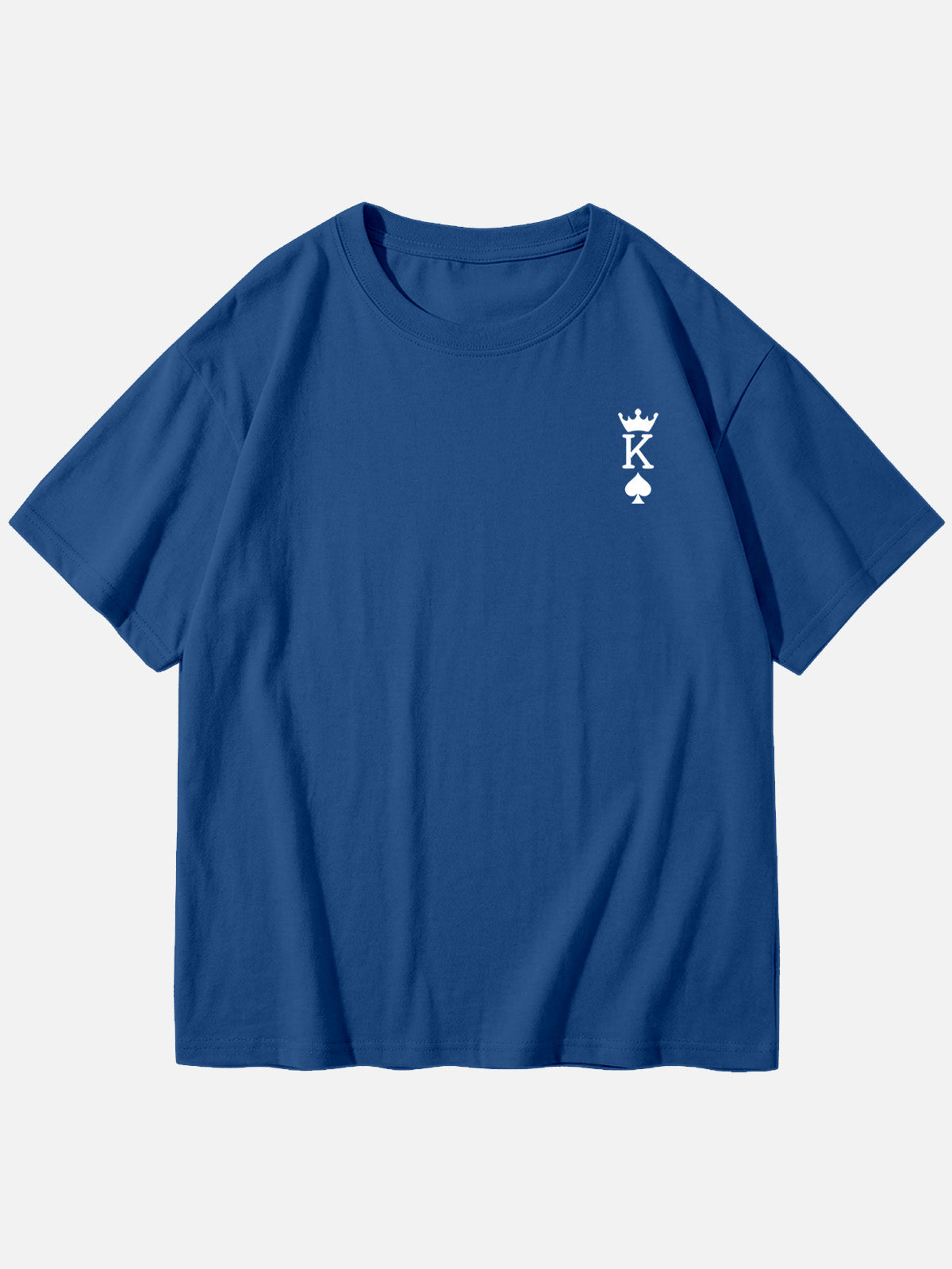 Custom King or Queen Letter Cotton Short Sleeve T-Shirt (Sold Individually) Eleven Oasis