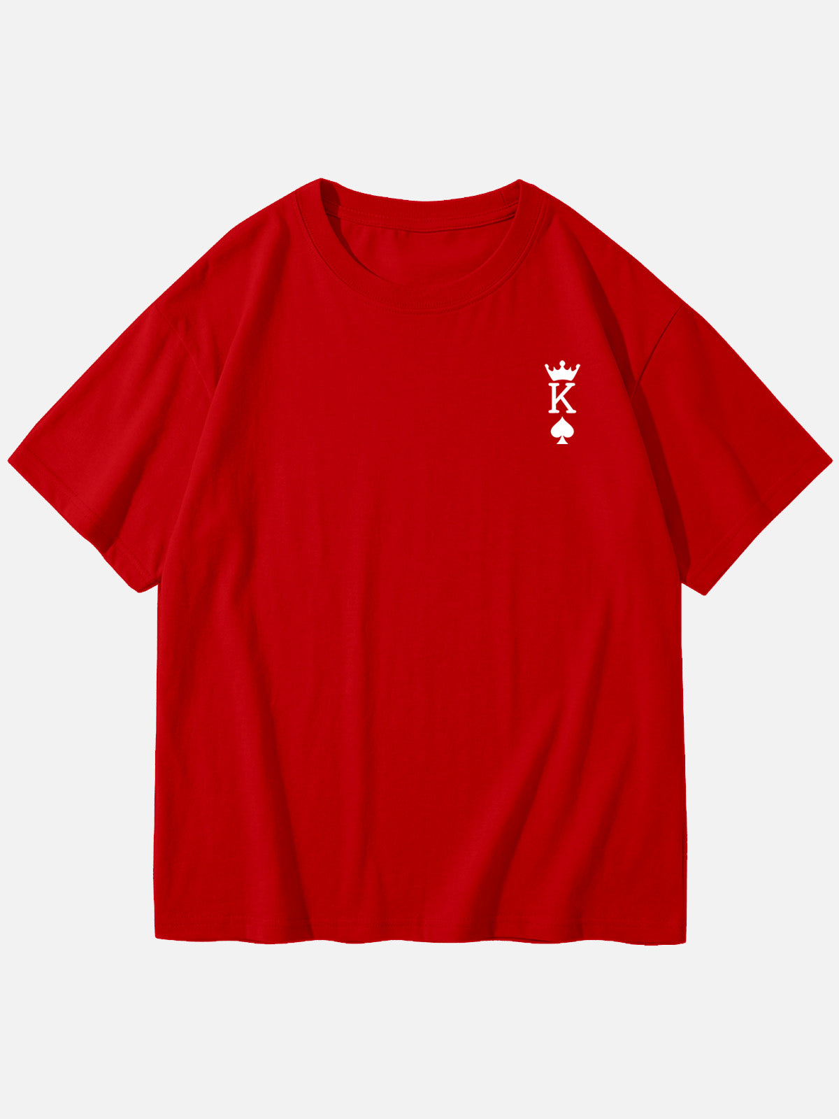 Custom King or Queen Letter Cotton Short Sleeve T-Shirt (Sold Individually) Eleven Oasis