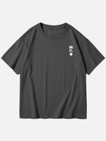 Custom King or Queen Letter Cotton Short Sleeve T-Shirt (Sold Individually) Eleven Oasis