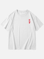 Custom King or Queen Letter Cotton Short Sleeve T-Shirt (Sold Individually) Eleven Oasis