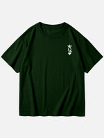 Custom King or Queen Letter Cotton Short Sleeve T-Shirt (Sold Individually) Eleven Oasis