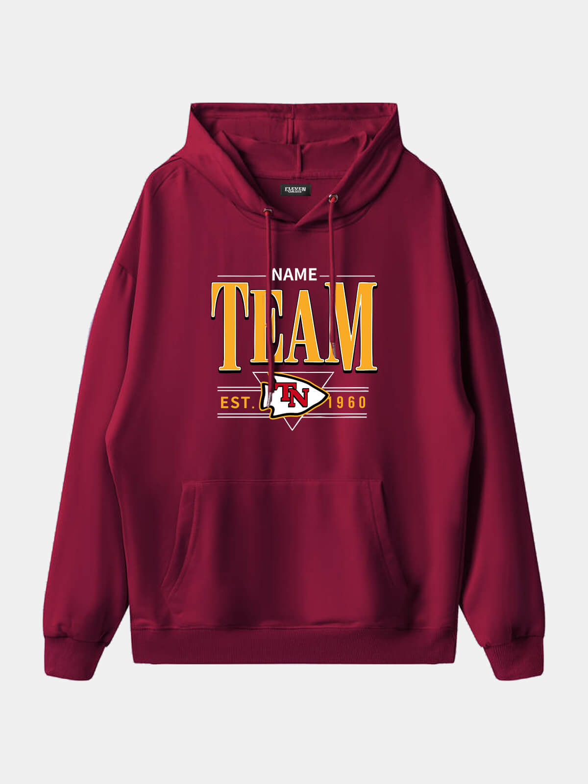 Custom Kansas City¨CInspired Team Hoodie Eleven Oasis