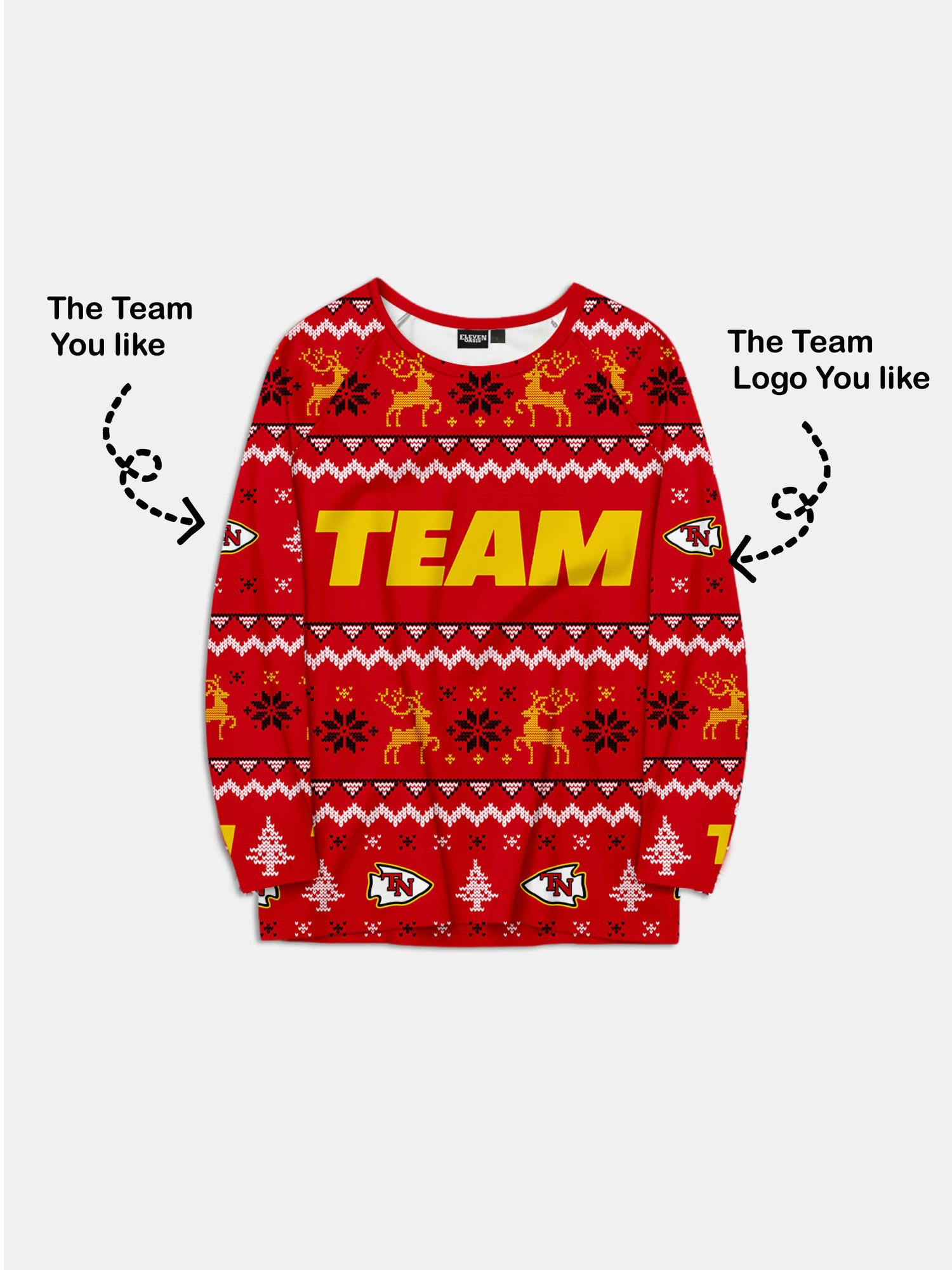 Custom American Football Team Pajama Set ¨C Game Day Red Eleven Oasis