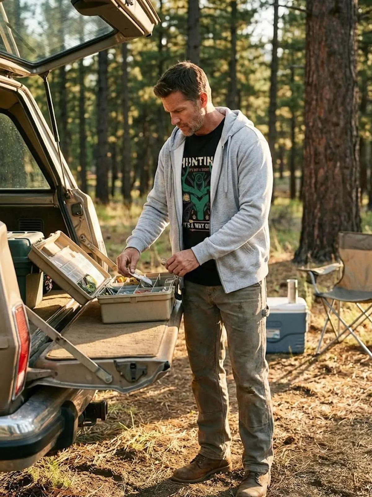 Hunting "It's a Way of Life"Cotton T-Shirt Eleven Oasis