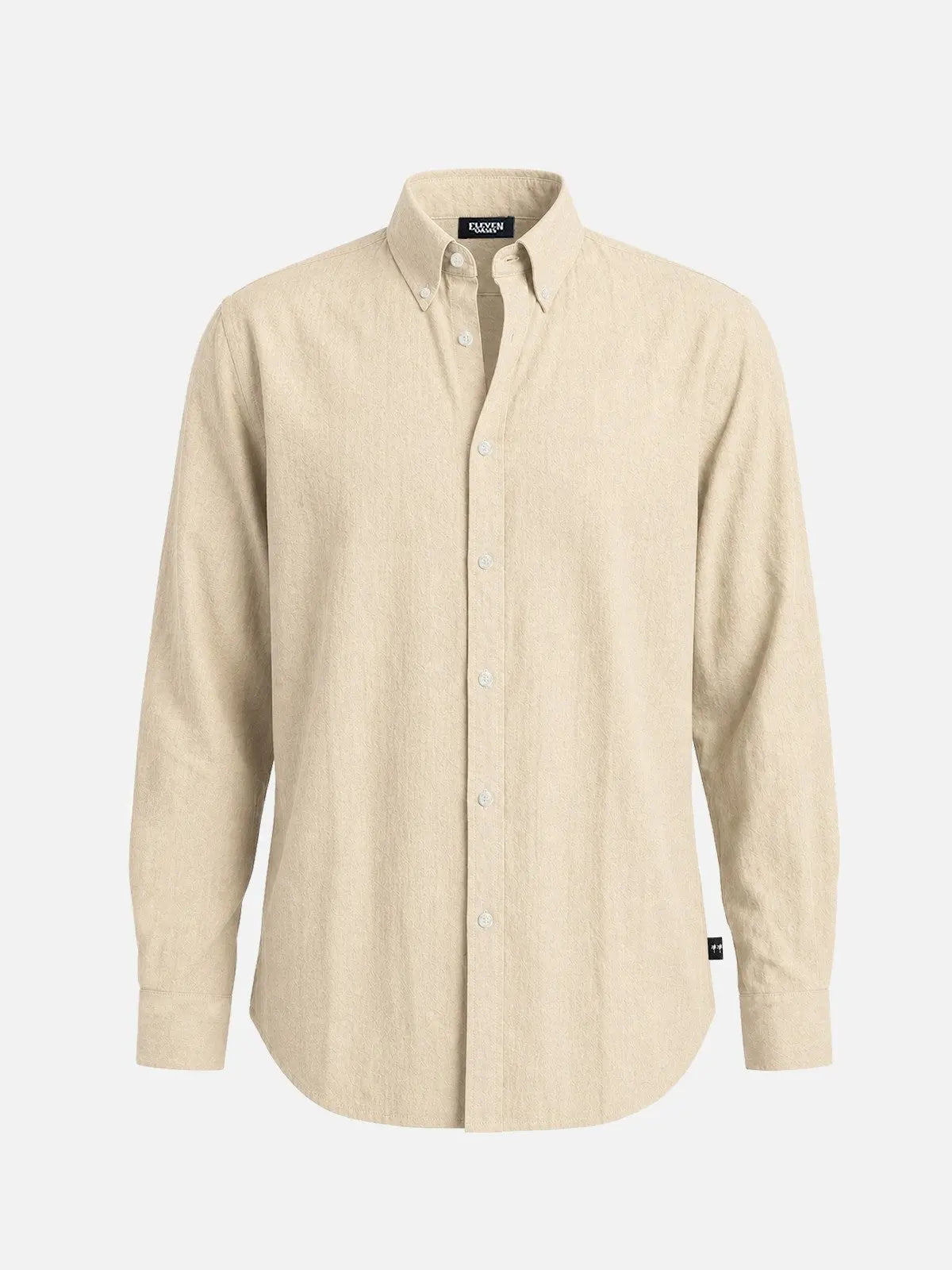 Men's 100% Cotton Button Down Long Sleeve Shirt ElevenOasis