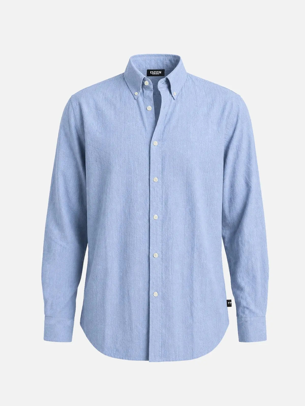 Men's 100% Cotton Button Down Long Sleeve Shirt ElevenOasis