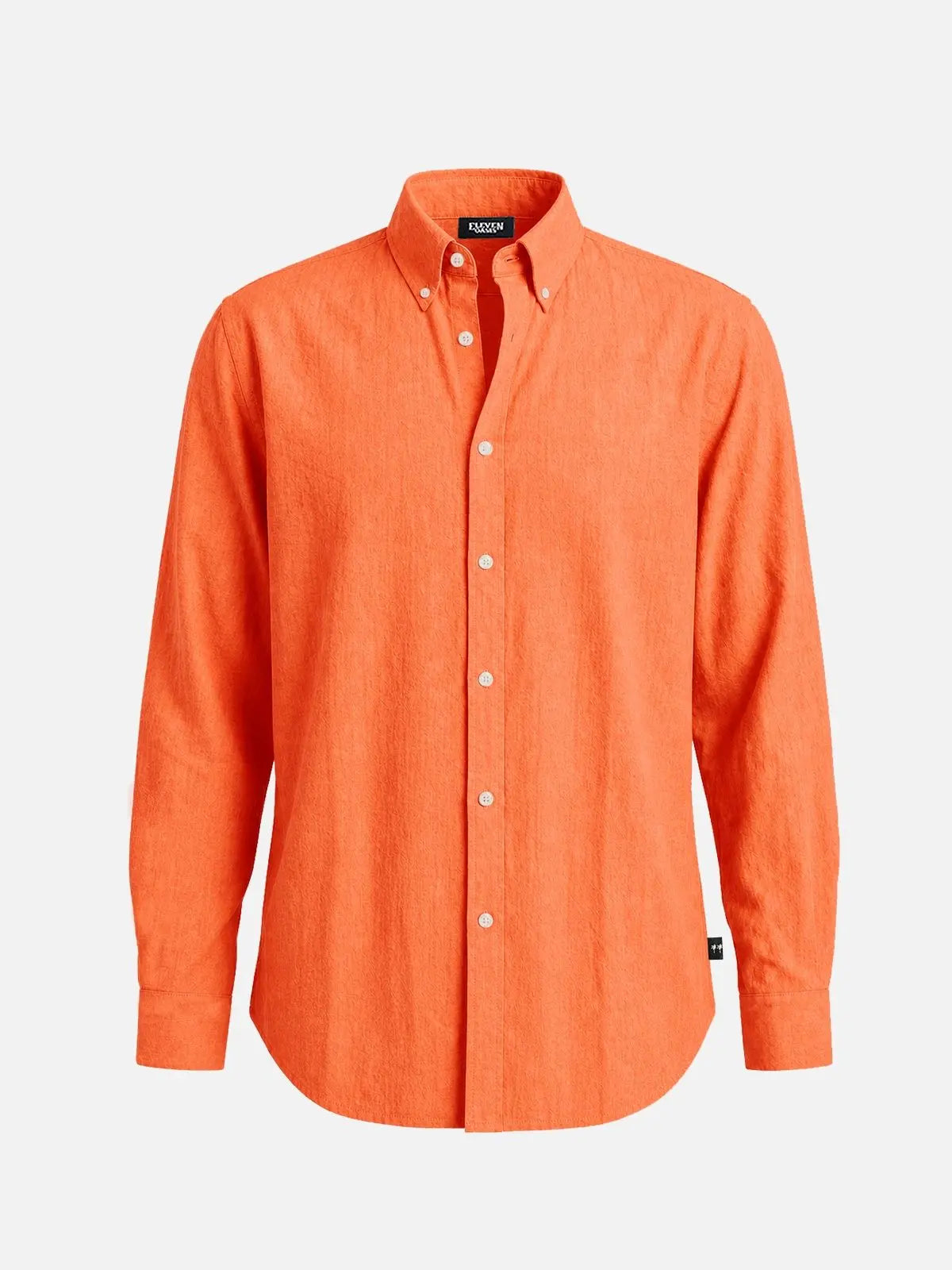 Men's 100% Cotton Button Down Long Sleeve Shirt ElevenOasis