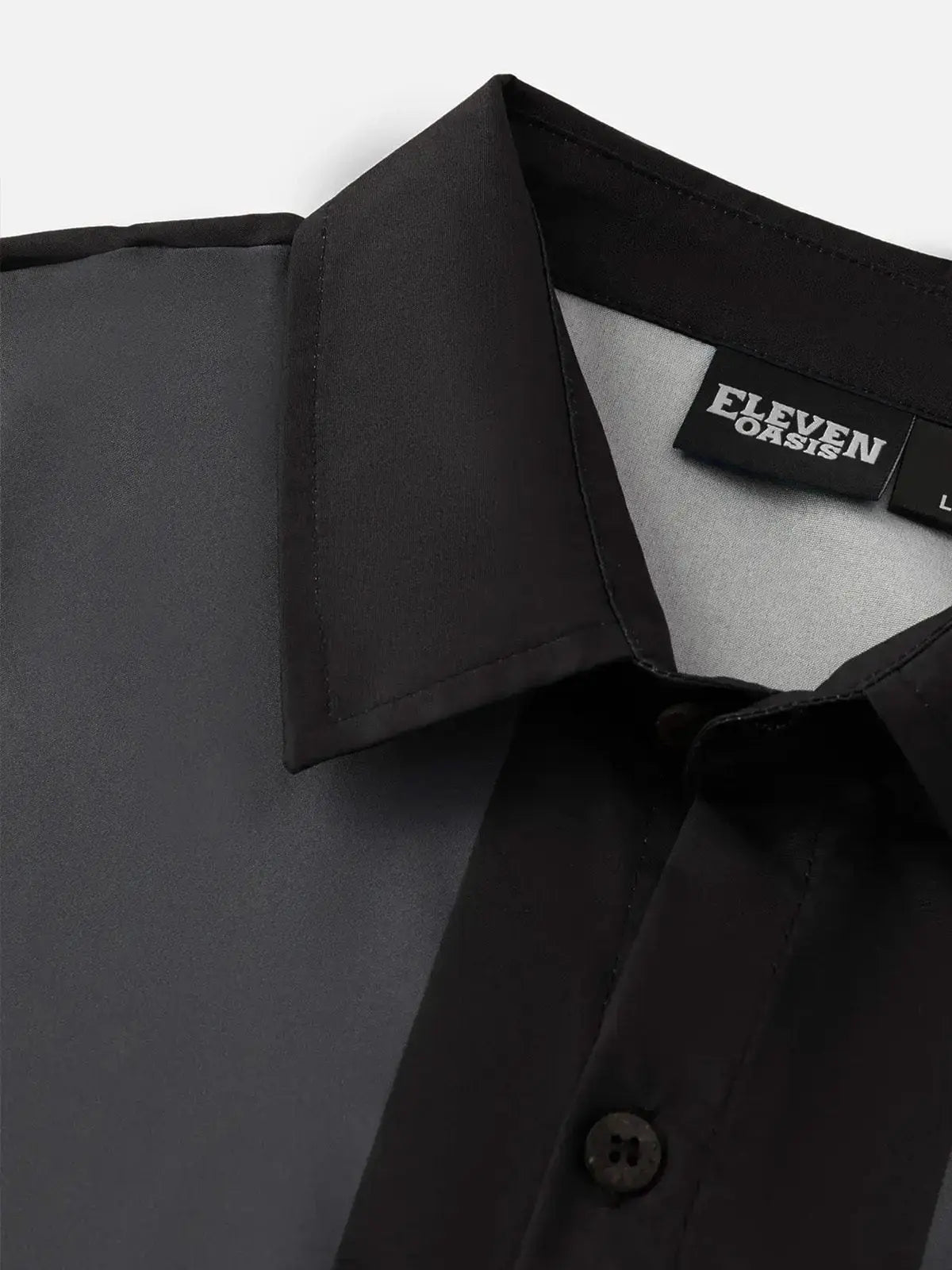 Men's Basic 50s Style Bowling Short Sleeve Shirt ElevenOasis
