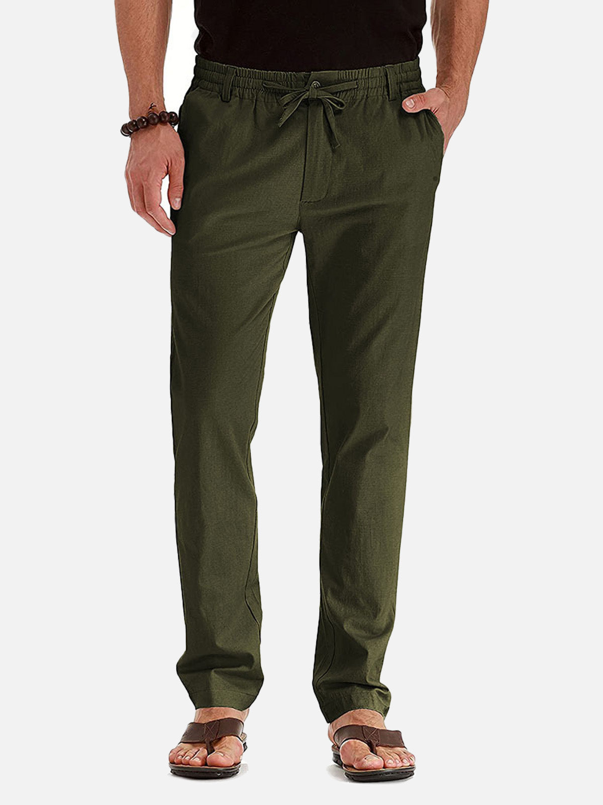 Men's Casual Seaside Drawstring Pants ElevenOasis