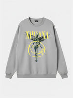 Nirvana In Utero Smiley Graphic Sweatshirt Eleven Oasis