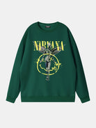 Nirvana In Utero Smiley Graphic Sweatshirt ElevenOasis