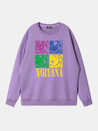 Nirvana Pop Art Smiley Logo Sweatshirt Eleven Oasis