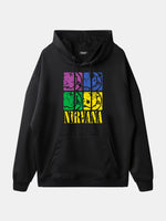 Nirvana Pop Art Smiley Logo Hoodie Eleven Oasis