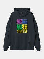 Nirvana Pop Art Smiley Logo Hoodie Eleven Oasis