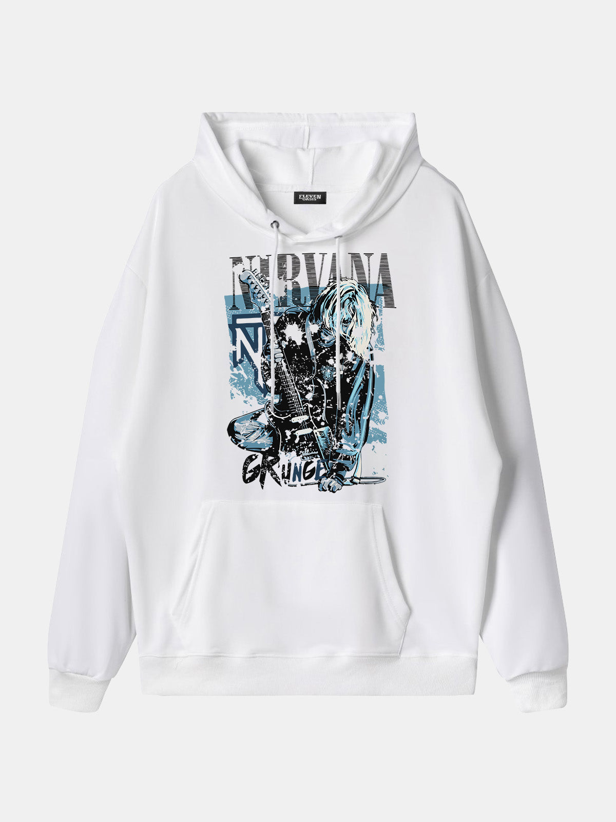 Nirvana Kurt Cobain Grunge Graphic Hoodie Eleven Oasis