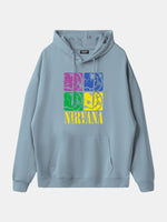 Nirvana Pop Art Smiley Logo Hoodie Eleven Oasis