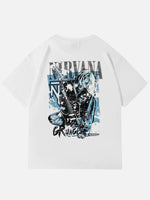 Nirvana Kurt Cobain Grunge Graphic Cotton T-Shirt Eleven Oasis