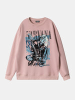 Nirvana Kurt Cobain Grunge Graphic Sweatshirt Eleven Oasis