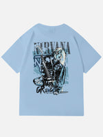 Nirvana Kurt Cobain Grunge Graphic Cotton T-Shirt Eleven Oasis