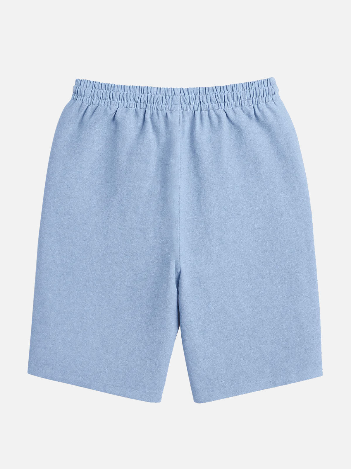 Men's Linen Blend Elastic Waist Shorts Eleven Oasis