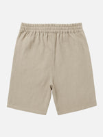Men's Linen Blend Elastic Waist Shorts Eleven Oasis