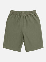 Men's Linen Blend Elastic Waist Shorts Eleven Oasis