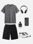 Men's Relaxed Fit Drawstring Athletic Shorts Eleven Oasis