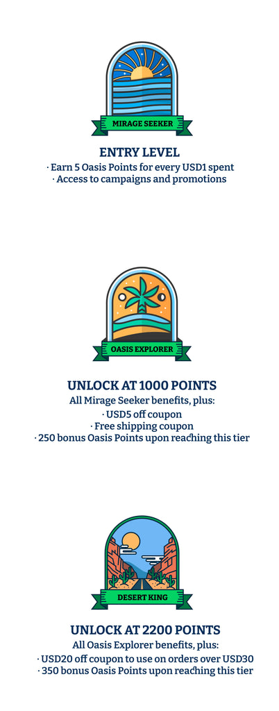 oasis rewards tiers
