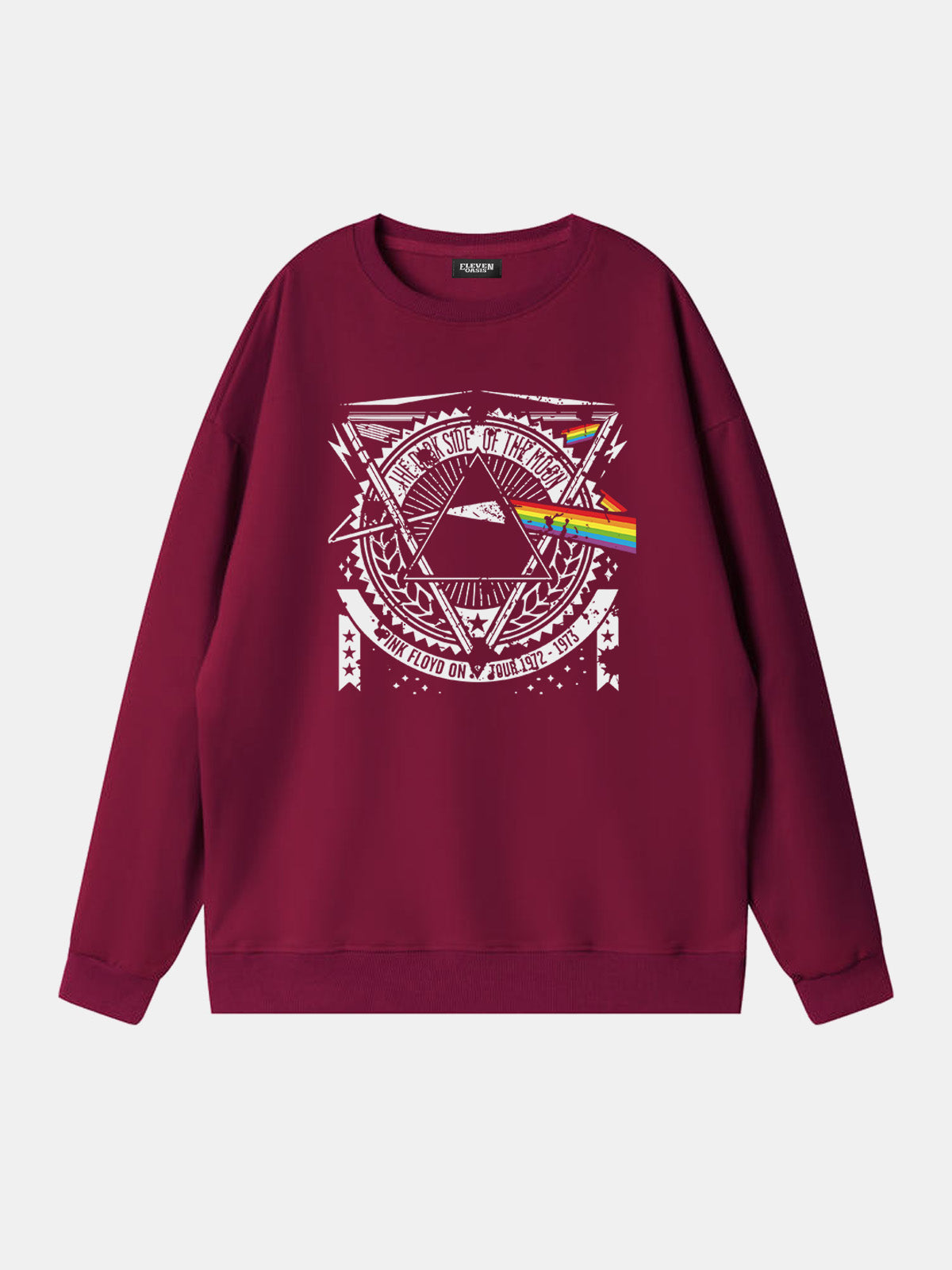 Pink Floyd "Dark Side of the Moon Tour '72–'73” Sweatshirt Eleven Oasis