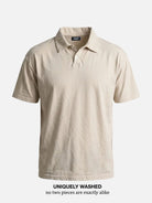Men's Vintage Wash Short Sleeve Polo Shirt Eleven Oasis