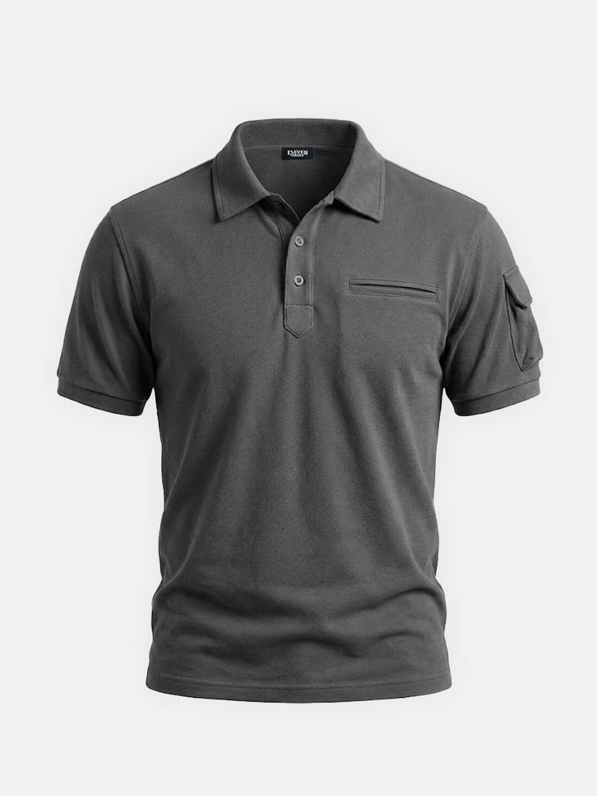 Men's Slim Fit Utility Polo Shirt Eleven Oasis
