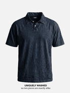 Men's Vintage Wash Short Sleeve Polo Shirt Eleven Oasis