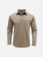 Men's Classic Long Sleeve Polo Shirt Eleven Oasis