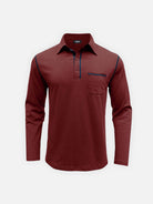 Men's Classic Long Sleeve Polo Shirt Eleven Oasis