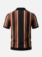 Men's Mid-Century Stripe Pocket Short Sleeve Knit Shirt Eleven Oasis