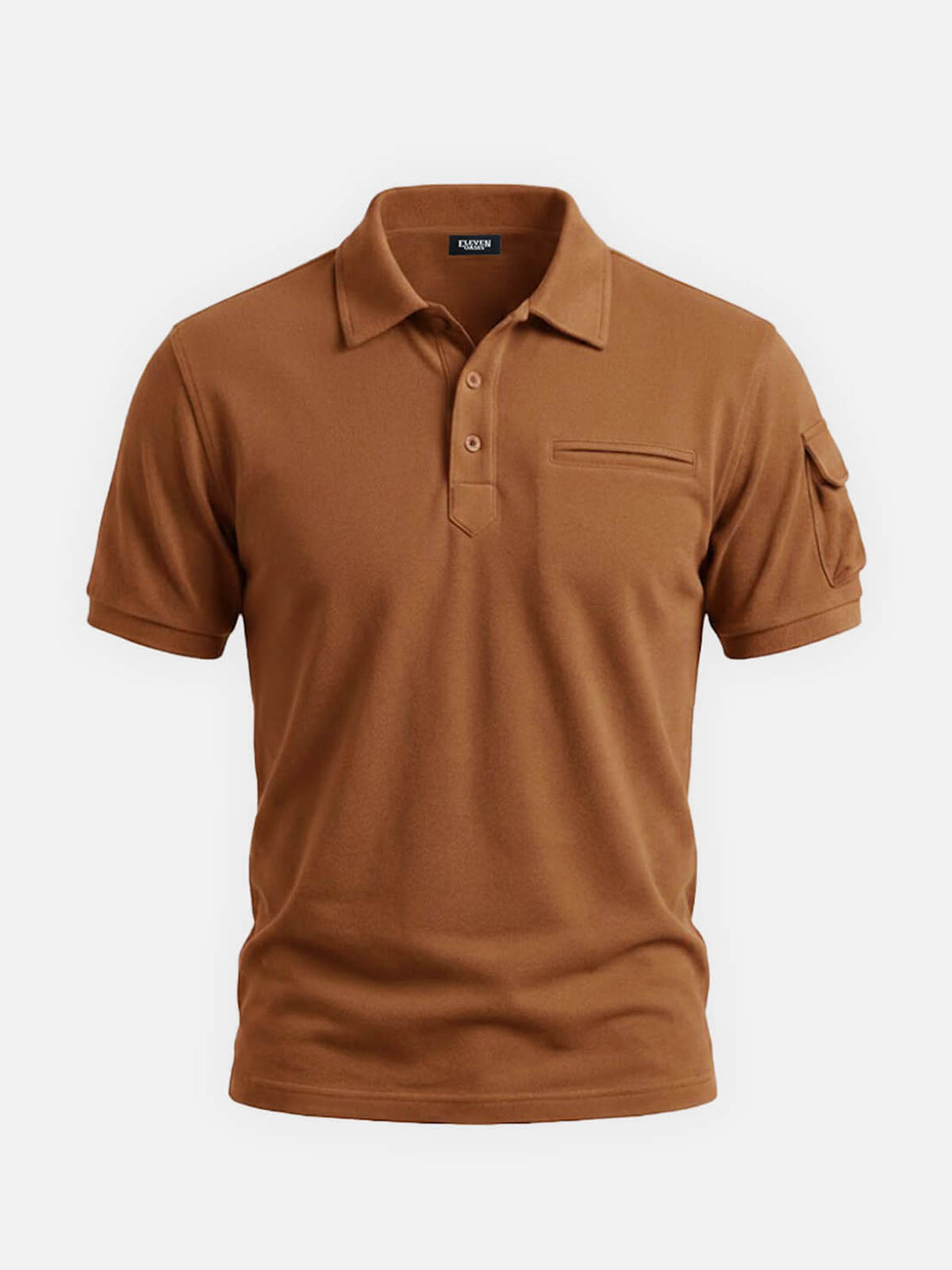 Men's Slim Fit Utility Polo Shirt Eleven Oasis