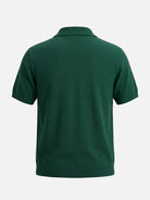 Men's Retro Multi-Stripe Short Sleeve Knit Shirt Eleven Oasis