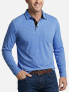 Men's Long Sleeve Polo Shirt Eleven Oasis