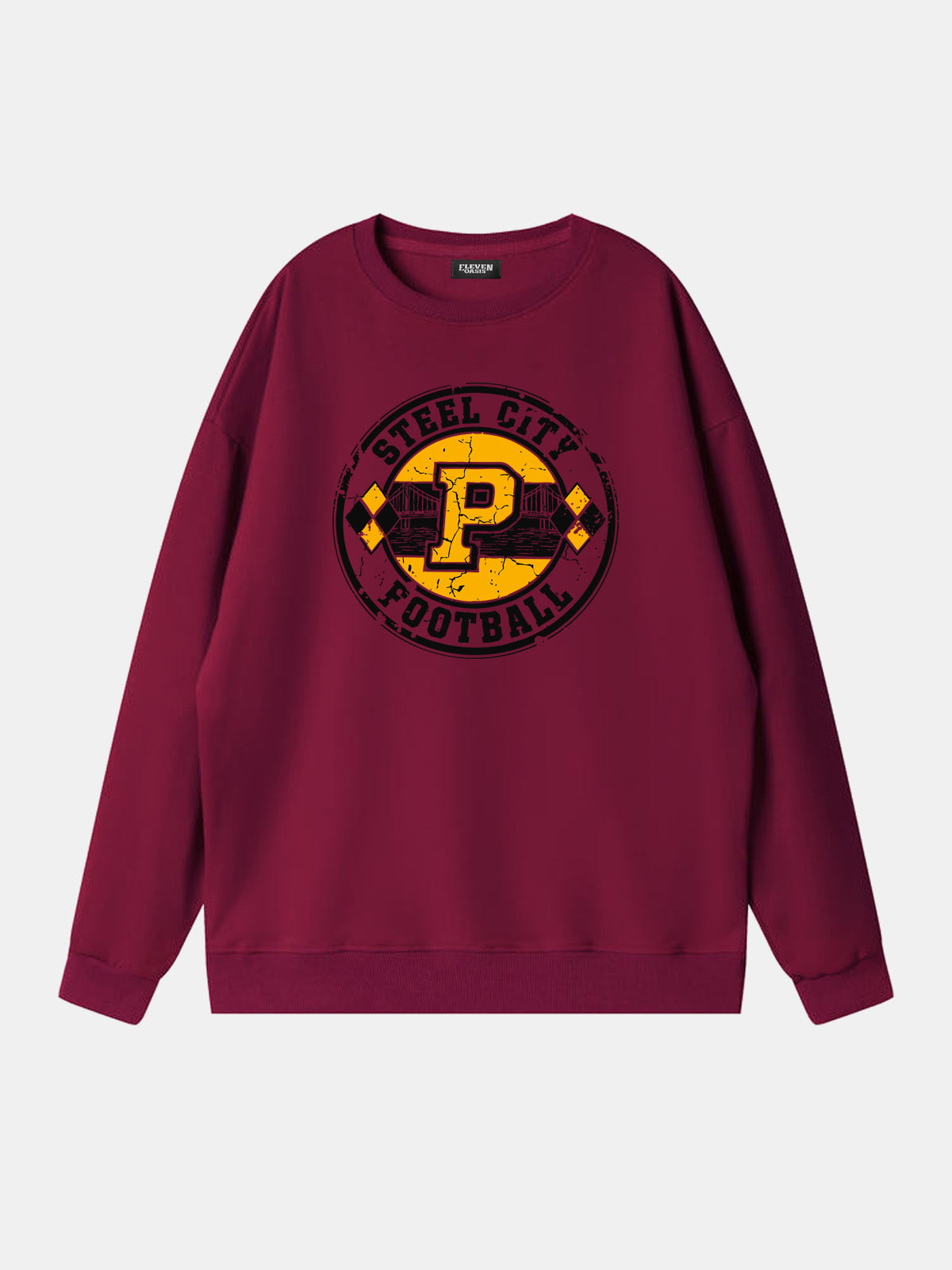Steel City Football Graphic Sweatshirt Eleven Oasis