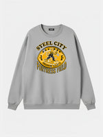 Steel City Fortress Field Football Sweatshirt Eleven Oasis
